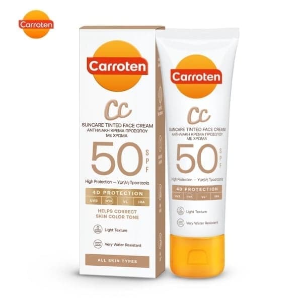 Carroten CC Suncare Face Cream SPF 50