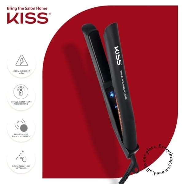 KISS GLOW N STYLE HAIR IRON