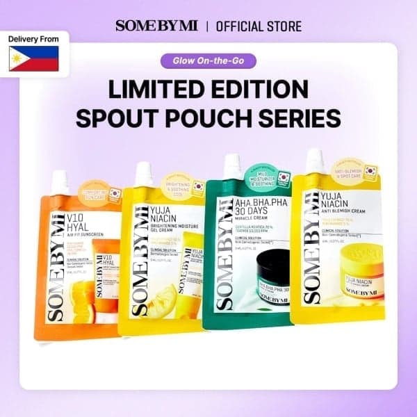 SOME BY MI Spout Pouch – 4 Types (Miracle Cream, Air Fit Sunscreen, Yuja Cream, Yuja Gel Cream)